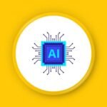 Yellow and Black Circles Arts and Crafts Creative Agency Logo